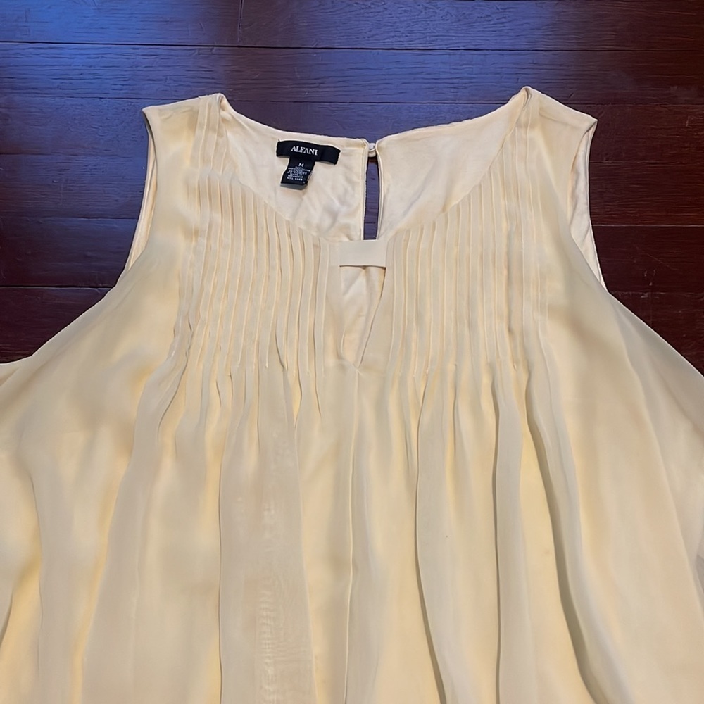 Women's Alfani Layered Tank Top Medium - Picture 2 of 12